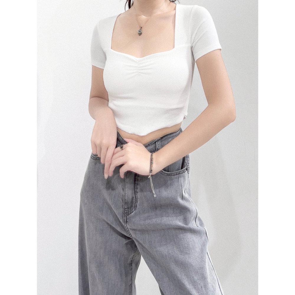 彈性羅紋抓皺罩杯TEE-規格圖7