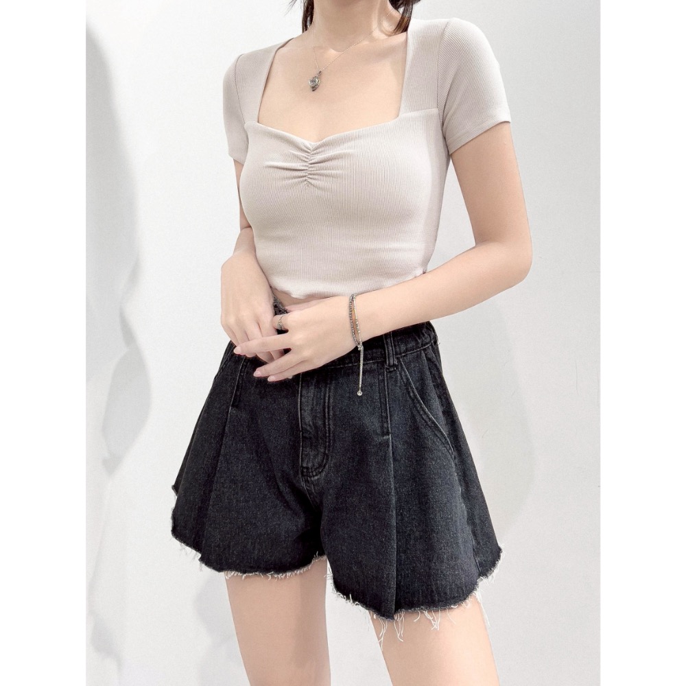 彈性羅紋抓皺罩杯TEE-規格圖7