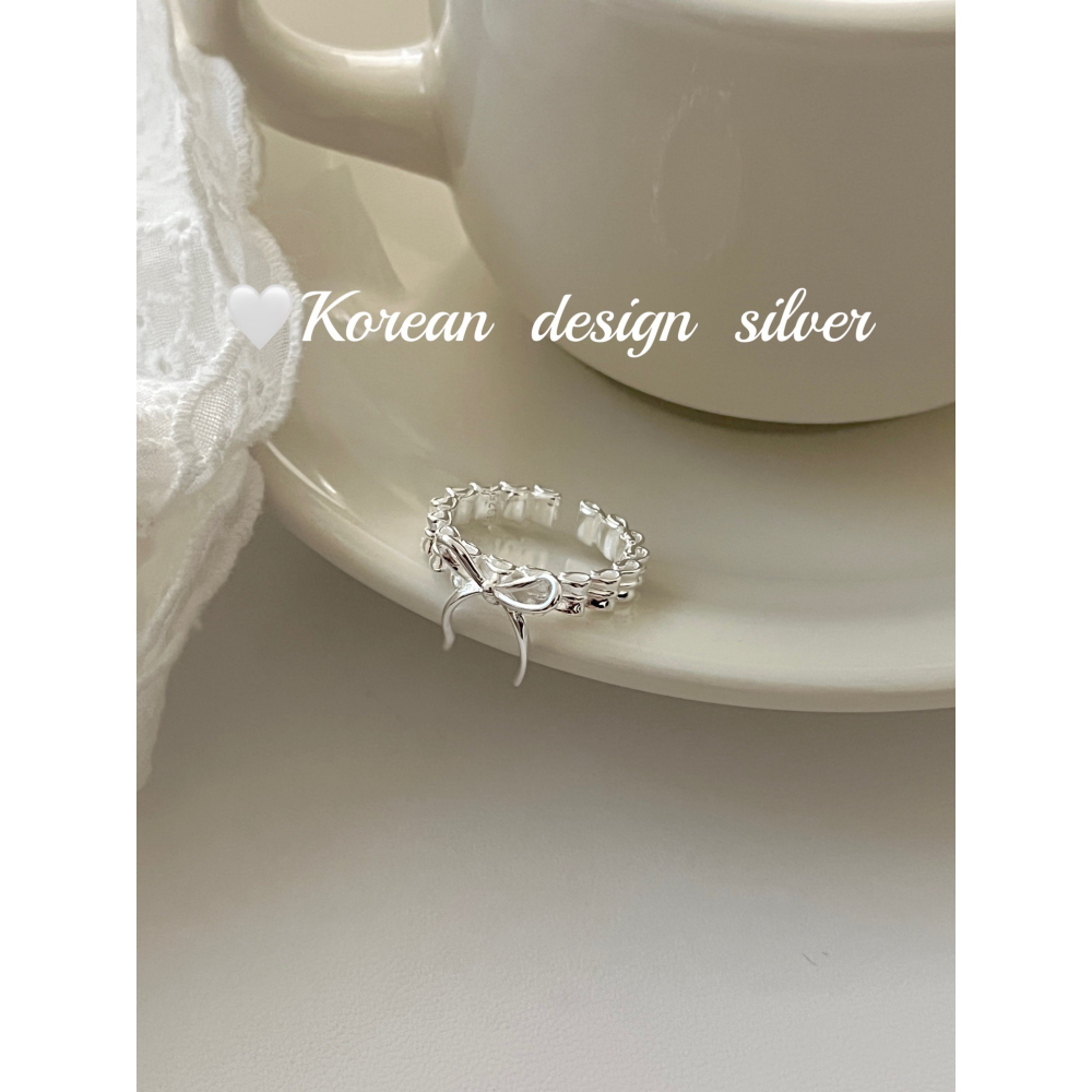 不規則蝴蝶結開口戒-細節圖6