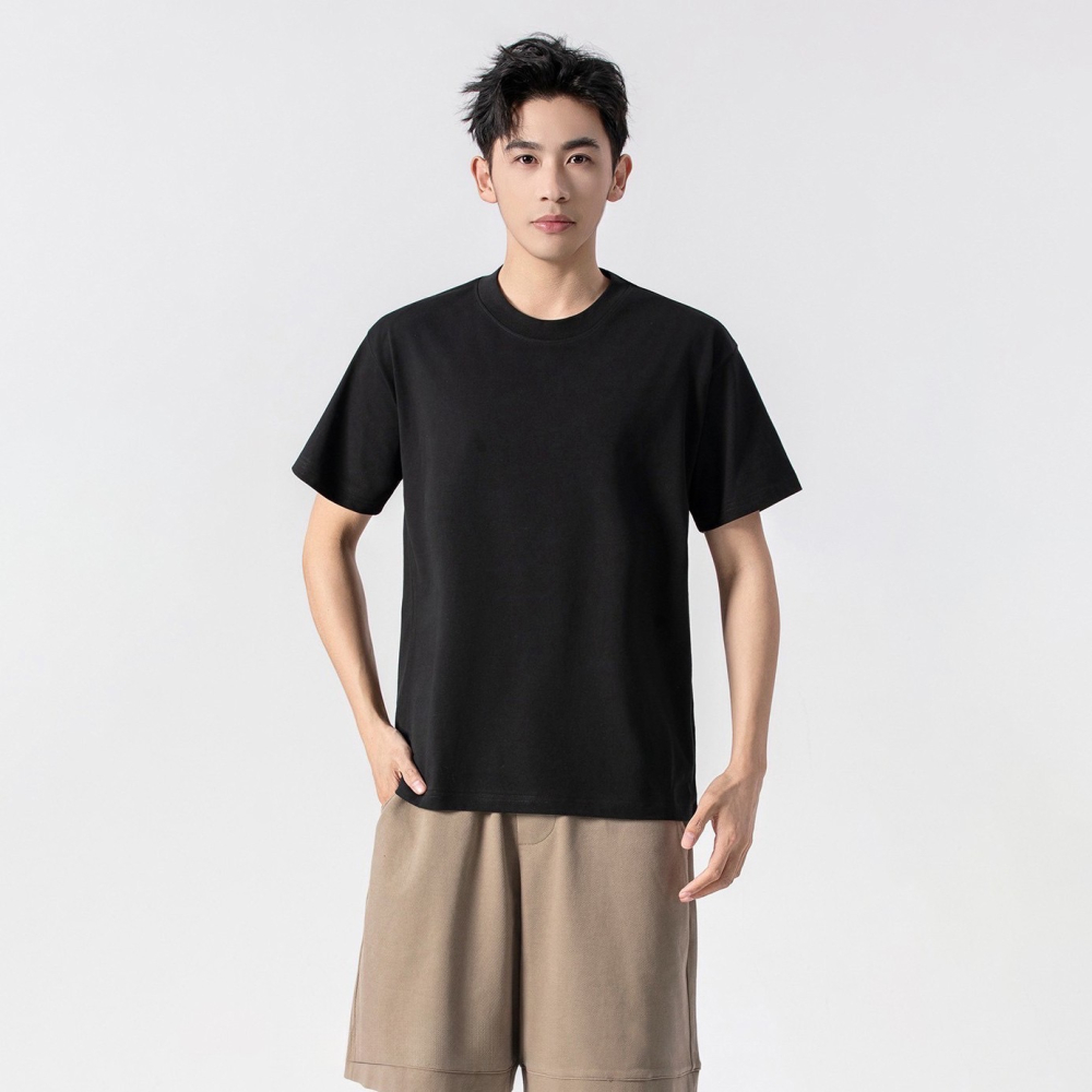 純棉輕柔親膚素T-細節圖5