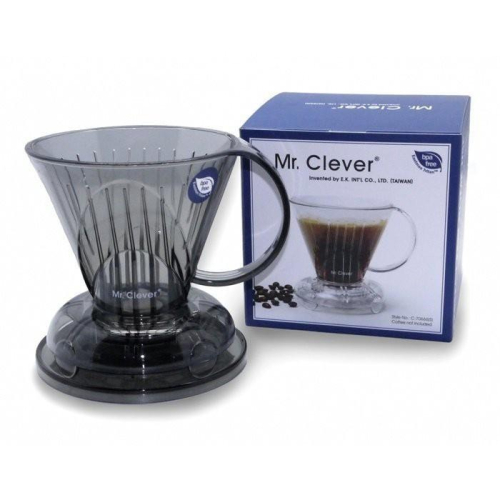 【沐湛咖啡】Mr.Clever Dripper 聰明濾杯 套裝組300ml500ml(S號/L號) 贈濾紙100張