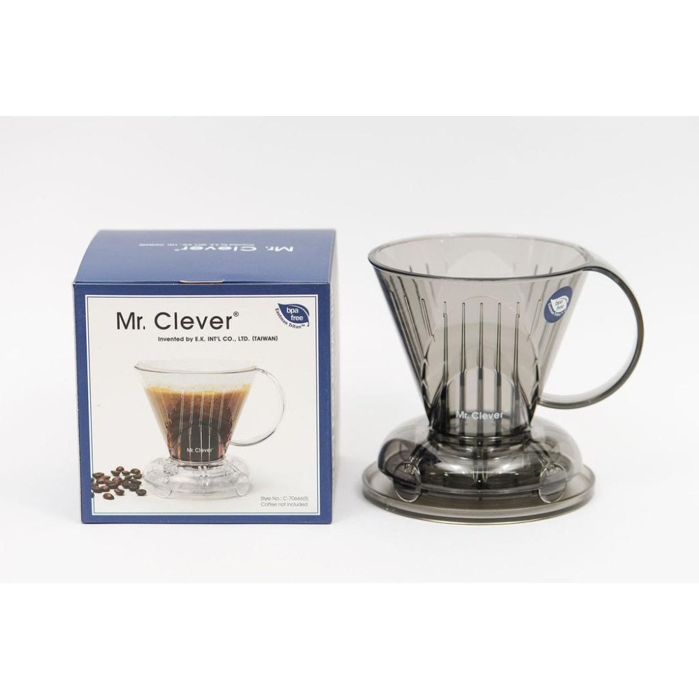 【沐湛咖啡】Mr.Clever Dripper 聰明濾杯 套裝組300ml500ml(S號/L號) 贈濾紙100張-細節圖2