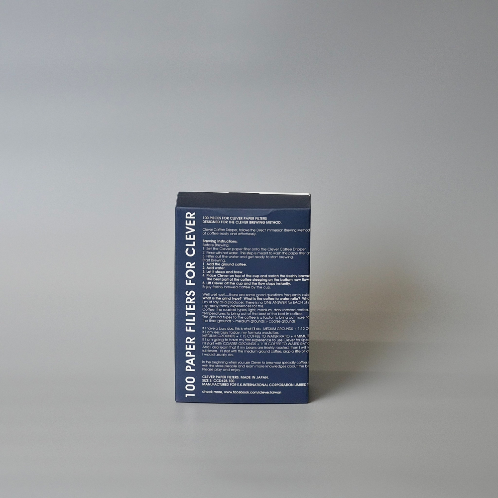 【沐湛咖啡】Clever Dripper 聰明濾杯 日本製 原廠濾紙 (S號/L號)  扇形濾紙 102/103-細節圖2