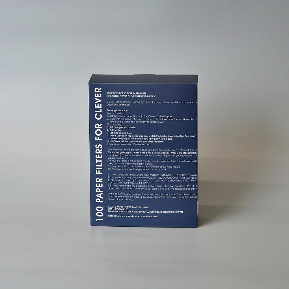 【沐湛咖啡】Clever Dripper 聰明濾杯 日本製 原廠濾紙 (S號/L號)  扇形濾紙 102/103-細節圖3