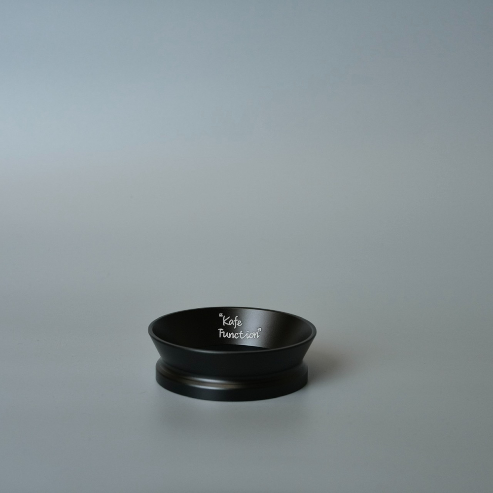 【沐湛咖啡】58mm 義式咖啡機專用 接粉環 (不銹鋼原色/霧黑) 集粉器 可直壓 內溝槽加深不易掉落 台灣製造-細節圖5