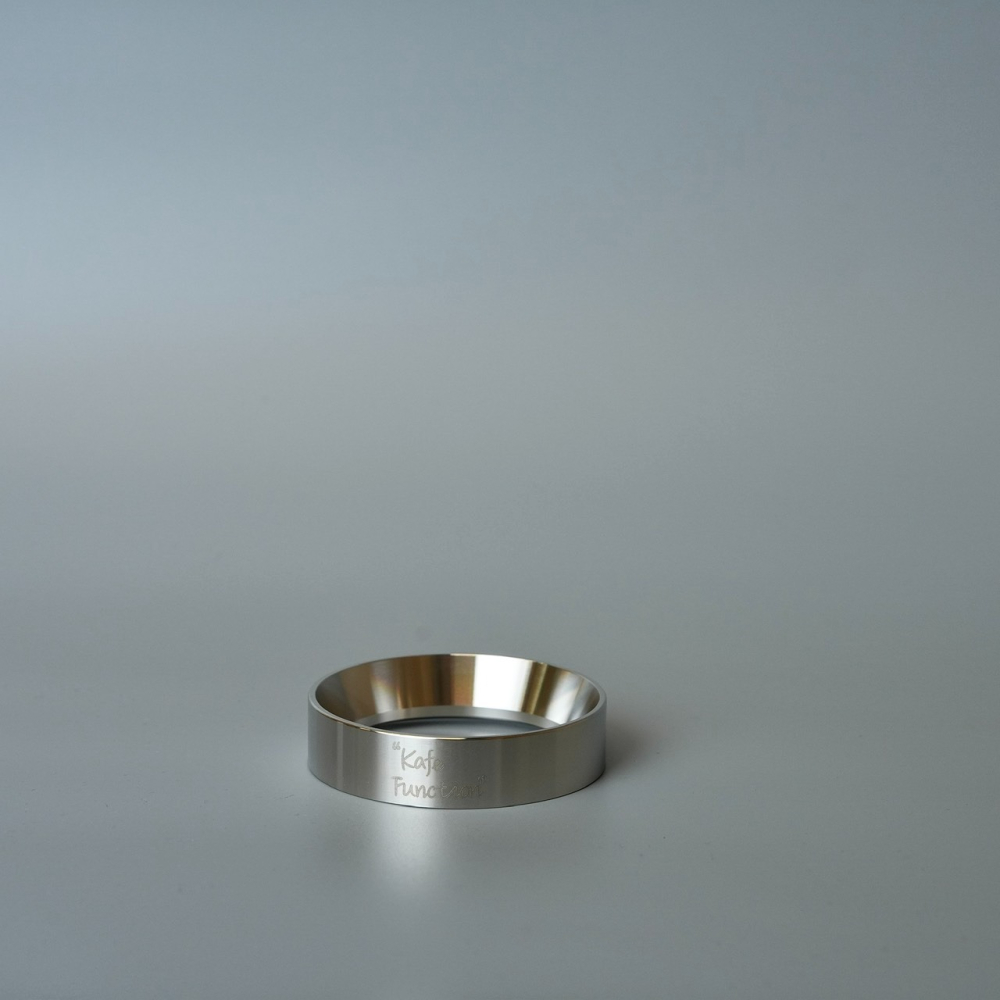 【沐湛咖啡】58mm 義式咖啡機專用 接粉環 (不銹鋼原色/霧黑) 集粉器 可直壓 內溝槽加深不易掉落 台灣製造-細節圖9