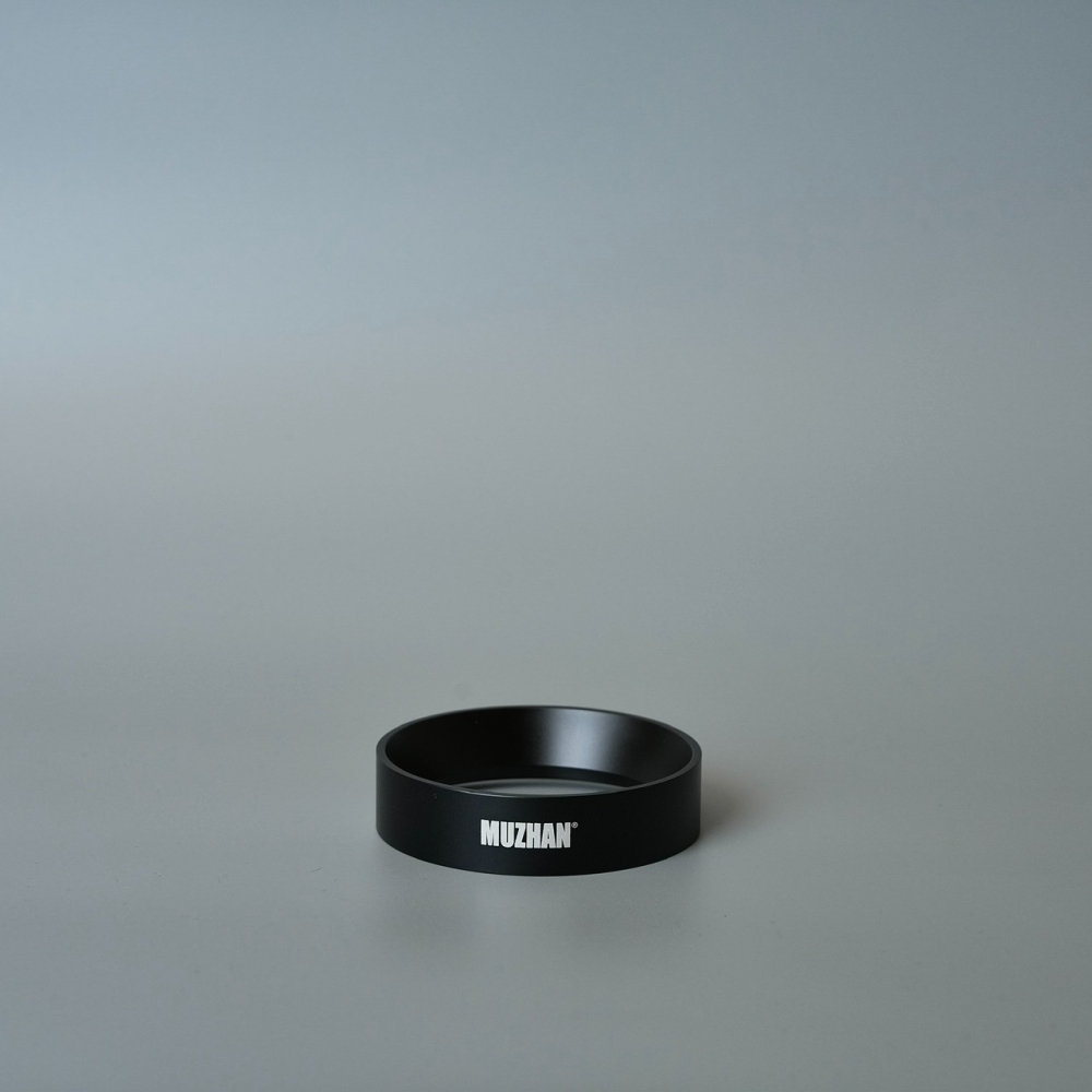 【沐湛咖啡】58mm 義式咖啡機專用 接粉環 (不銹鋼原色/霧黑) 集粉器 可直壓 內溝槽加深不易掉落 台灣製造-細節圖10