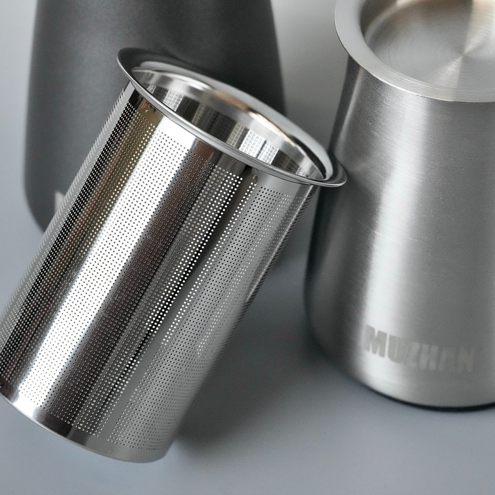 【沐湛咖啡】高質感 MZ篩粉器 聞香杯 接粉杯 不銹鋼/消光黑 底部止滑 手工咖啡沖煮神器  kalita 小富士通用-細節圖3