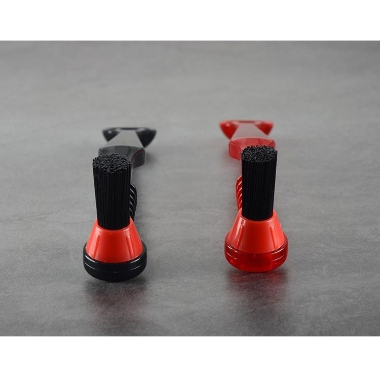 【沐湛咖啡】新款 義式咖啡機專用刷 沖煮頭清潔刷 咖啡機清潔刷 可換替換刷頭 黑/紅兩色-細節圖6