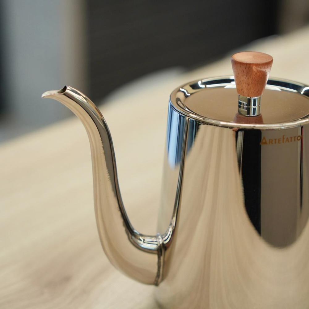 【沐湛咖啡】AF木柄鶴嘴手沖壺 Artefatto鶴嘴壺 專為玩家打造的手沖壺震撼登場-細節圖3