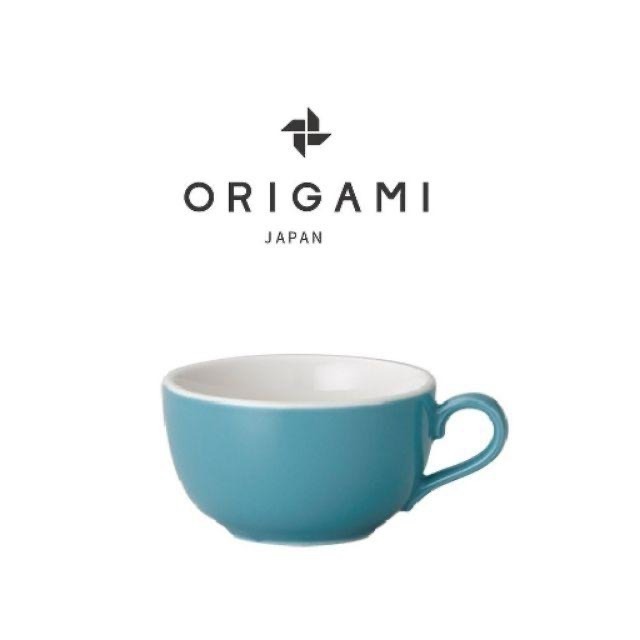 【沐湛咖啡】日本製 ORIGAMI 摺紙咖啡陶瓷 拿鐵杯 8oz/10oz 拉花杯 咖啡杯 拉花比賽杯-細節圖6
