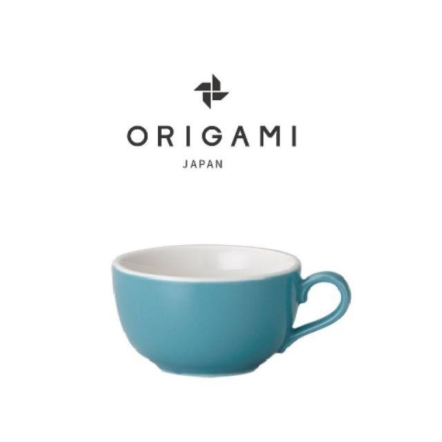 【沐湛咖啡】日本製 ORIGAMI 摺紙咖啡陶瓷 拿鐵杯 8oz/10oz 拉花杯 咖啡杯 拉花比賽杯-細節圖6