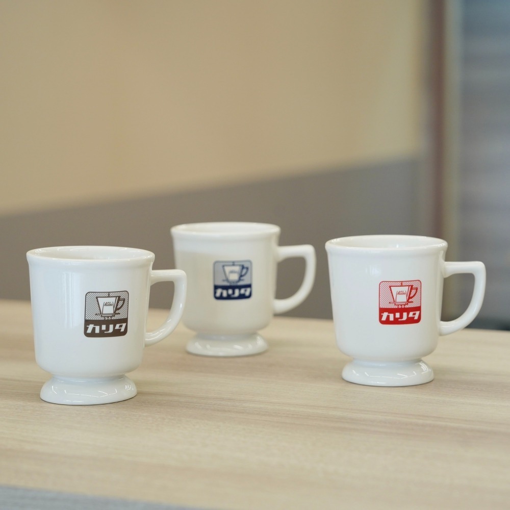 【沐湛咖啡】KALITA 日本昭和復古陶瓷高台杯 陶瓷馬克杯 咖啡杯 200ml-細節圖2