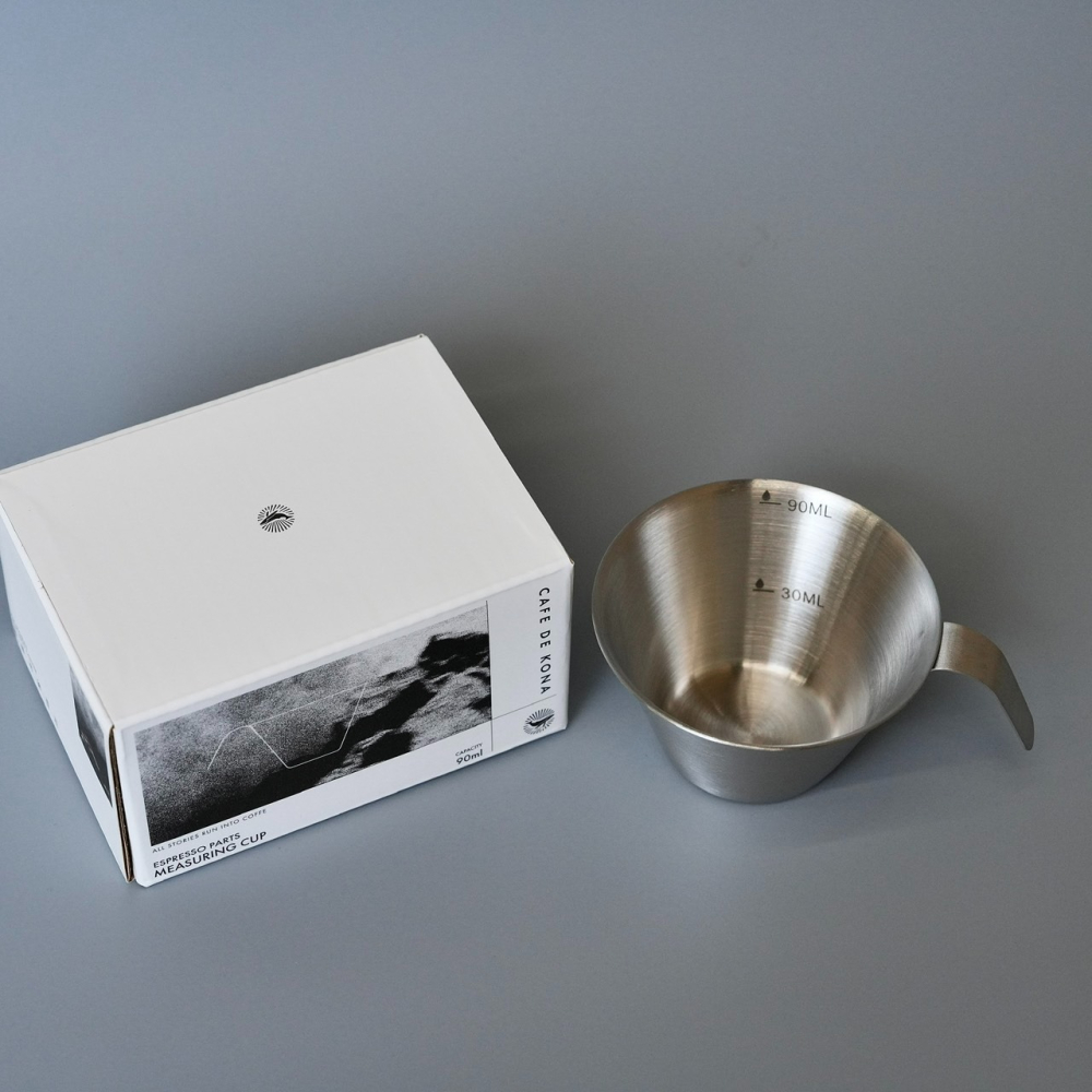 【沐湛咖啡】CAFEDEKONA不鏽鋼量杯/義式濃縮咖啡杯/不鏽鋼萃取杯/濃縮盎司杯/金屬量杯-細節圖2