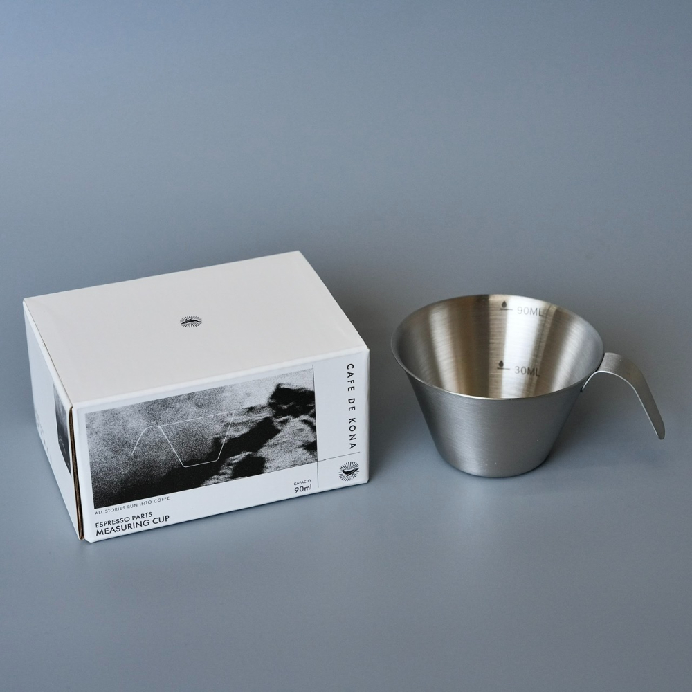 【沐湛咖啡】CAFEDEKONA不鏽鋼量杯/義式濃縮咖啡杯/不鏽鋼萃取杯/濃縮盎司杯/金屬量杯-細節圖5