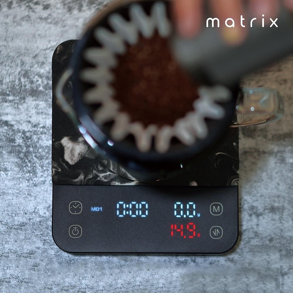 【沐湛咖啡】Matrix M1 Pro 小智義式手沖LED觸控雙顯咖啡電子秤-細節圖3