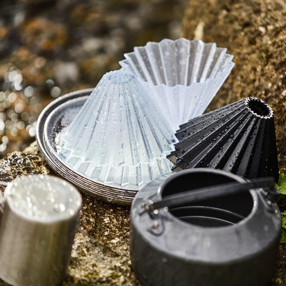 【沐湛咖啡】日本製 ORIGAMI 摺紙濾杯 附AS樹脂濾杯座 S號 2019手沖冠軍濾杯 錐形濾杯 樹脂濾杯-細節圖5