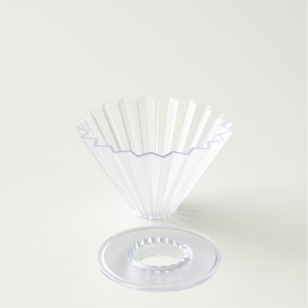 【沐湛咖啡】日本製 ORIGAMI 摺紙濾杯 附AS樹脂濾杯座 S號 2019手沖冠軍濾杯 錐形濾杯 樹脂濾杯-細節圖3