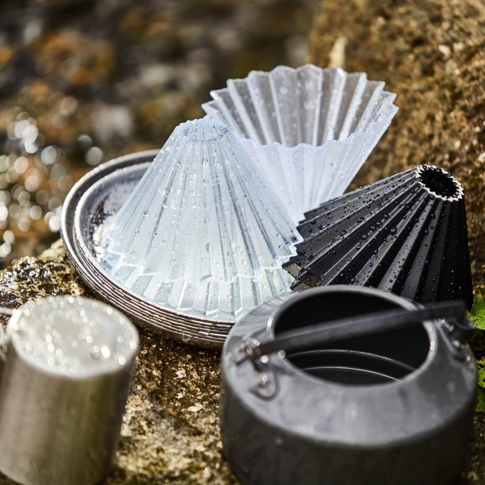 【沐湛咖啡】日本製 ORIGAMI 摺紙濾杯 附AS樹脂濾杯座 S號 2019手沖冠軍濾杯 錐形濾杯 樹脂濾杯-細節圖5