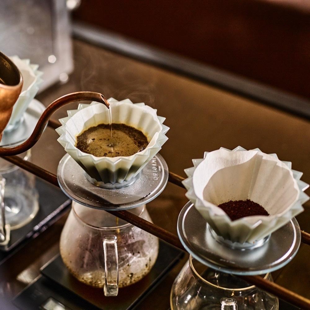 【沐湛咖啡】日本製 ORIGAMI 摺紙濾杯 附AS樹脂濾杯座 S號 2019手沖冠軍濾杯 錐形濾杯 樹脂濾杯-細節圖6