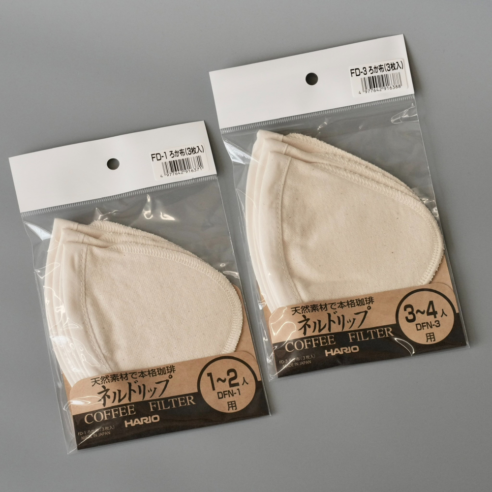 【沐湛咖啡】HARIO 日本製 法蘭絨濾布/補充濾布 FD-1 /FD-3/ DFN-1/ DFN-3-細節圖3
