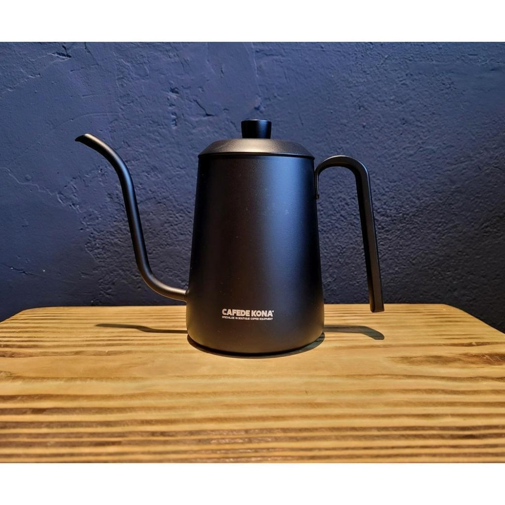 【沐湛咖啡】CAFEDEKONA  咖啡手沖壺/不鏽鋼細口壺 復古鐵/黑  600ml/600cc-細節圖8