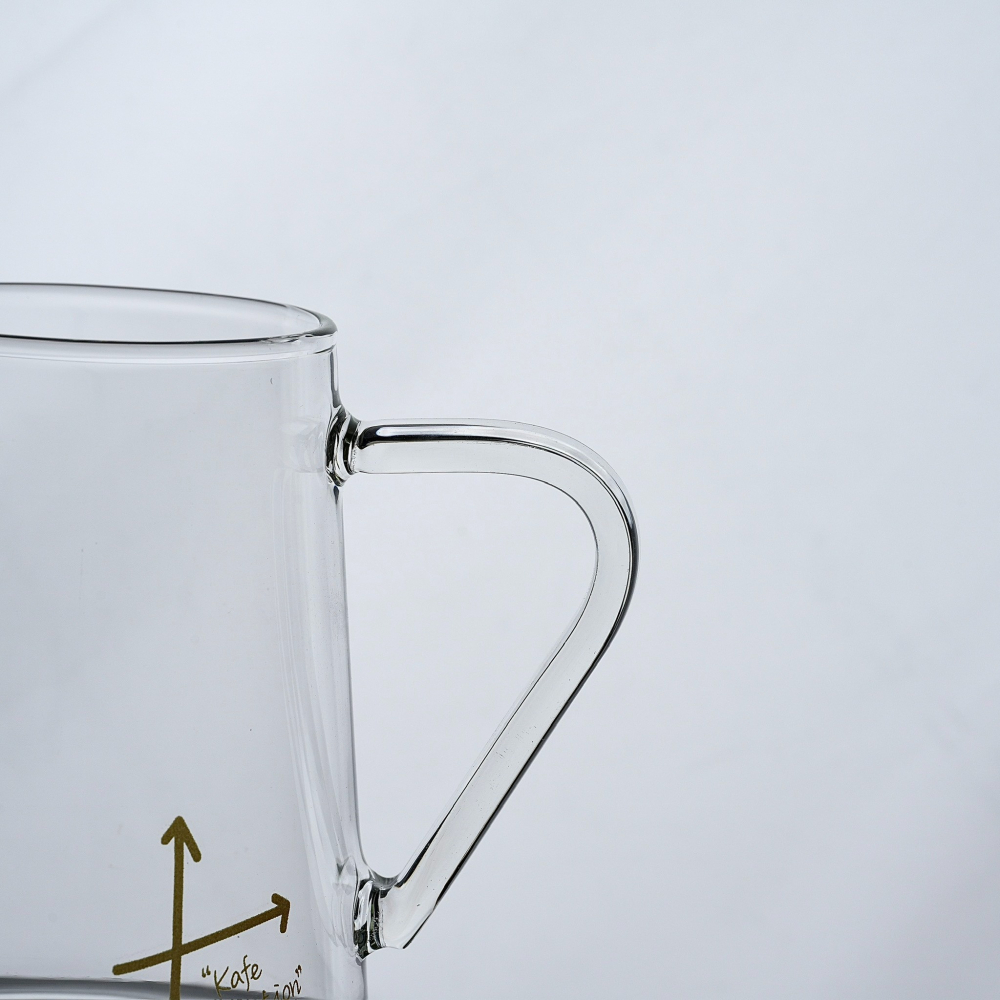 【沐湛咖啡】＂Kafe Function＂ 玻璃壺 500ml 耐熱特厚玻璃款 窄口聞香杯 手沖濾杯玻璃下壺 台灣製造-細節圖3