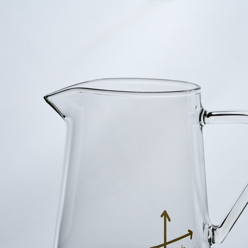 【沐湛咖啡】＂Kafe Function＂ 玻璃壺 500ml 耐熱特厚玻璃款 窄口聞香杯 手沖濾杯玻璃下壺 台灣製造-細節圖4