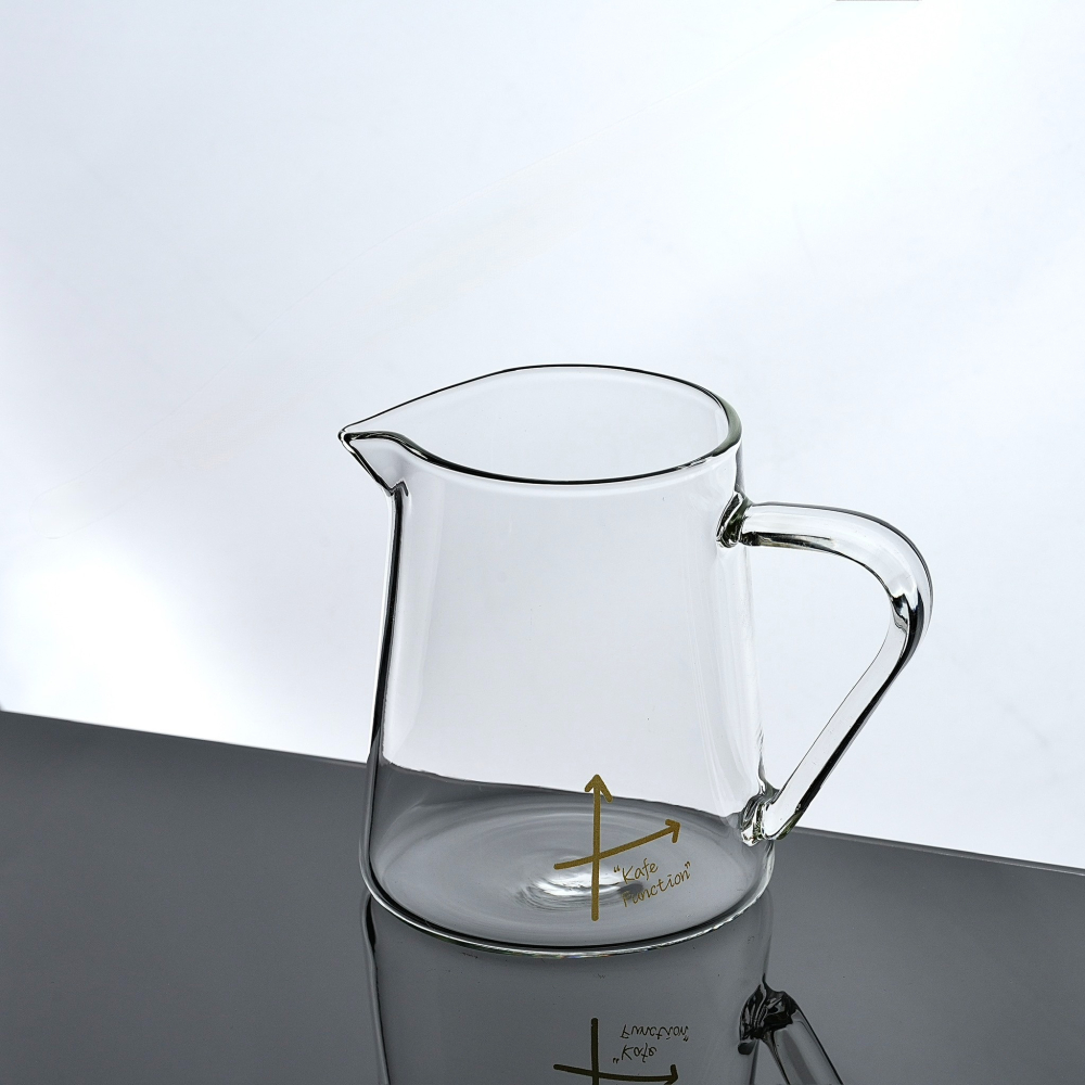 【沐湛咖啡】＂Kafe Function＂ 玻璃壺 500ml 耐熱特厚玻璃款 窄口聞香杯 手沖濾杯玻璃下壺 台灣製造-細節圖5