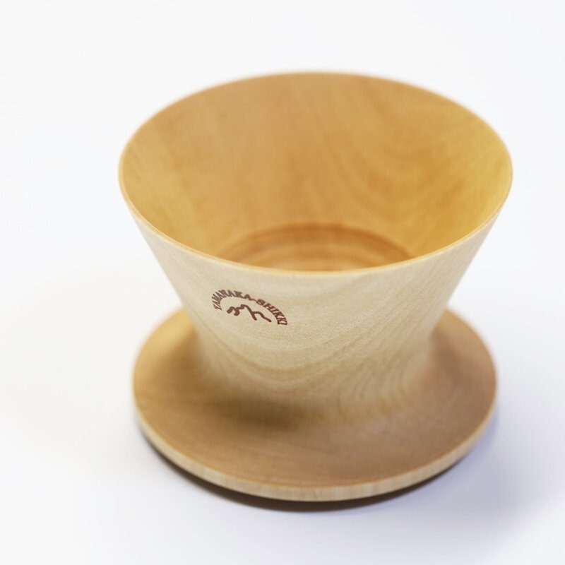 【沐湛咖啡】安清式木製濾杯 原木/咖啡/黑 (漆器版紅/黑) 水平式肋骨 1-2人 山中漆器-細節圖8