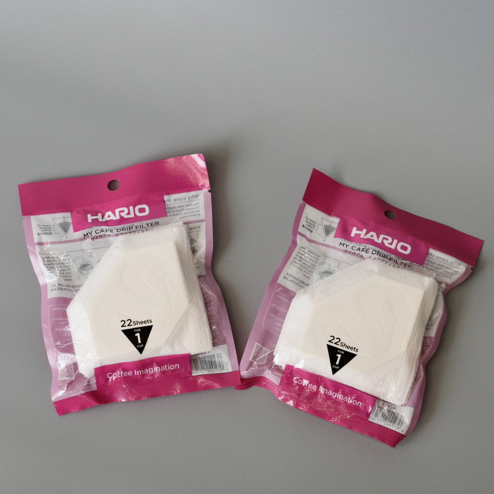 【沐湛咖啡】HARIO (MDF-1)  V60漂白掛耳式濾紙單包 22入一包 掛耳袋-細節圖2