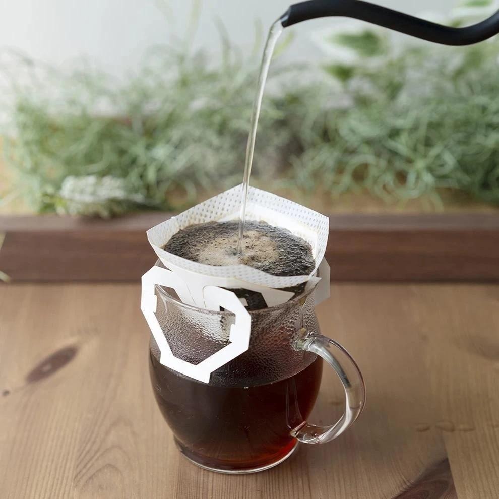 【沐湛咖啡】HARIO (MDF-1)  V60漂白掛耳式濾紙單包 22入一包 掛耳袋-細節圖5