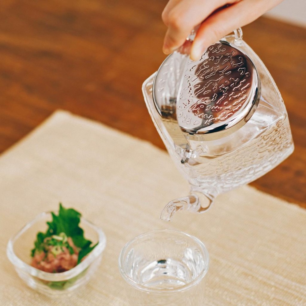 【沐湛咖啡】HARIO  100周年復刻版 冷酒器(角地炉利) IDKF-2SV 銀色/實用容量360ml 周年限定版-細節圖5