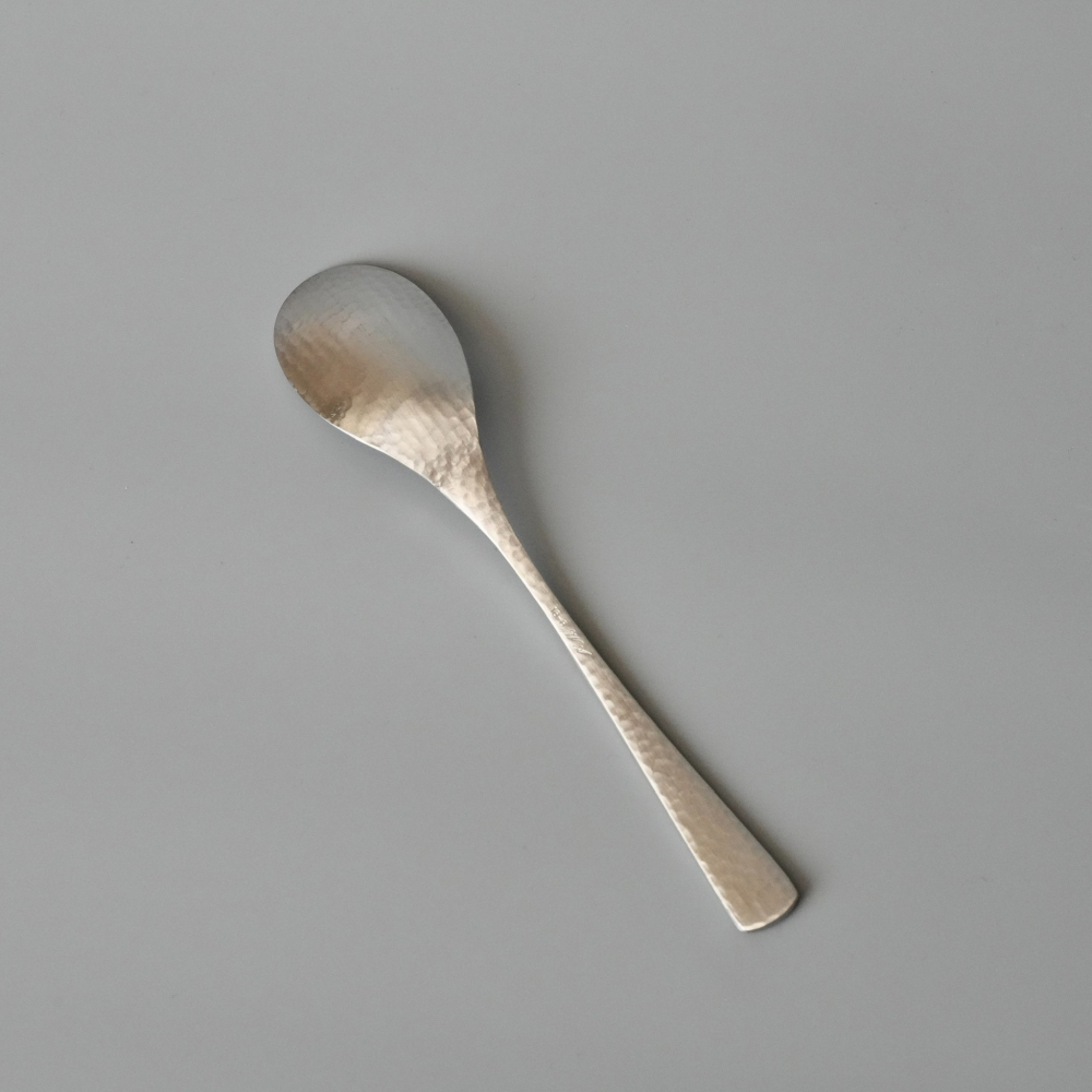 【沐湛咖啡】 槌目/鎚目 高質感霧面 日本製 不鏽鋼小湯匙 攪拌匙 咖啡匙/牛奶匙/攪拌棒/吧檯調理-細節圖2