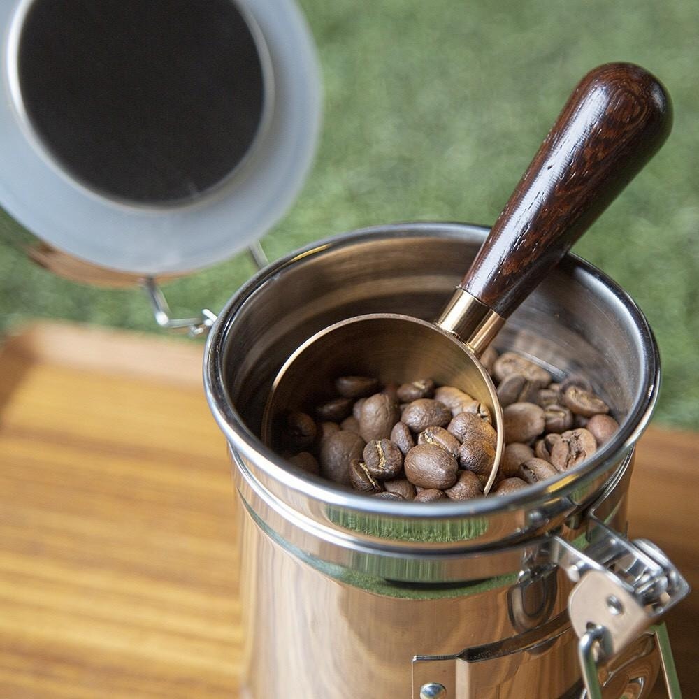 【沐湛咖啡】Minos 雞翅木 咖啡豆匙 豆勺 玫瑰金/金色/黑色 一匙15克 COFFEE SCOOP-細節圖3