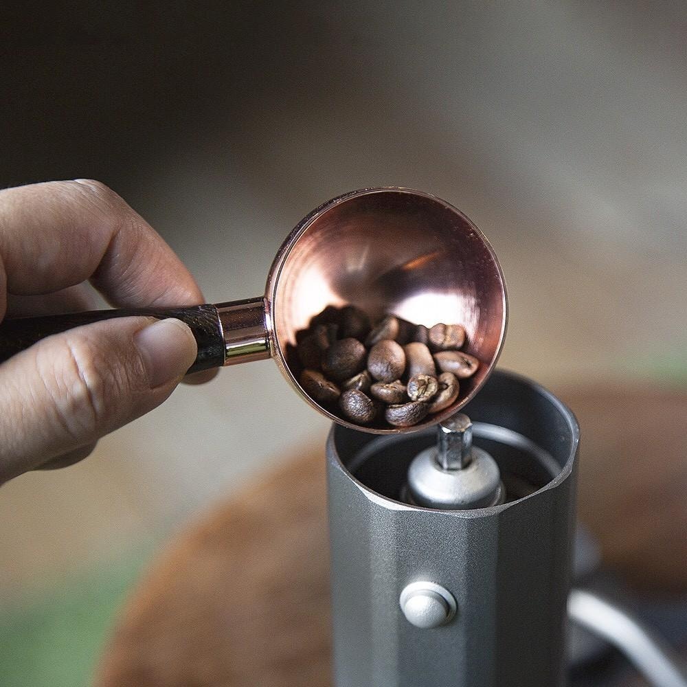 【沐湛咖啡】Minos 雞翅木 咖啡豆匙 豆勺 玫瑰金/金色/黑色 一匙15克 COFFEE SCOOP-細節圖4