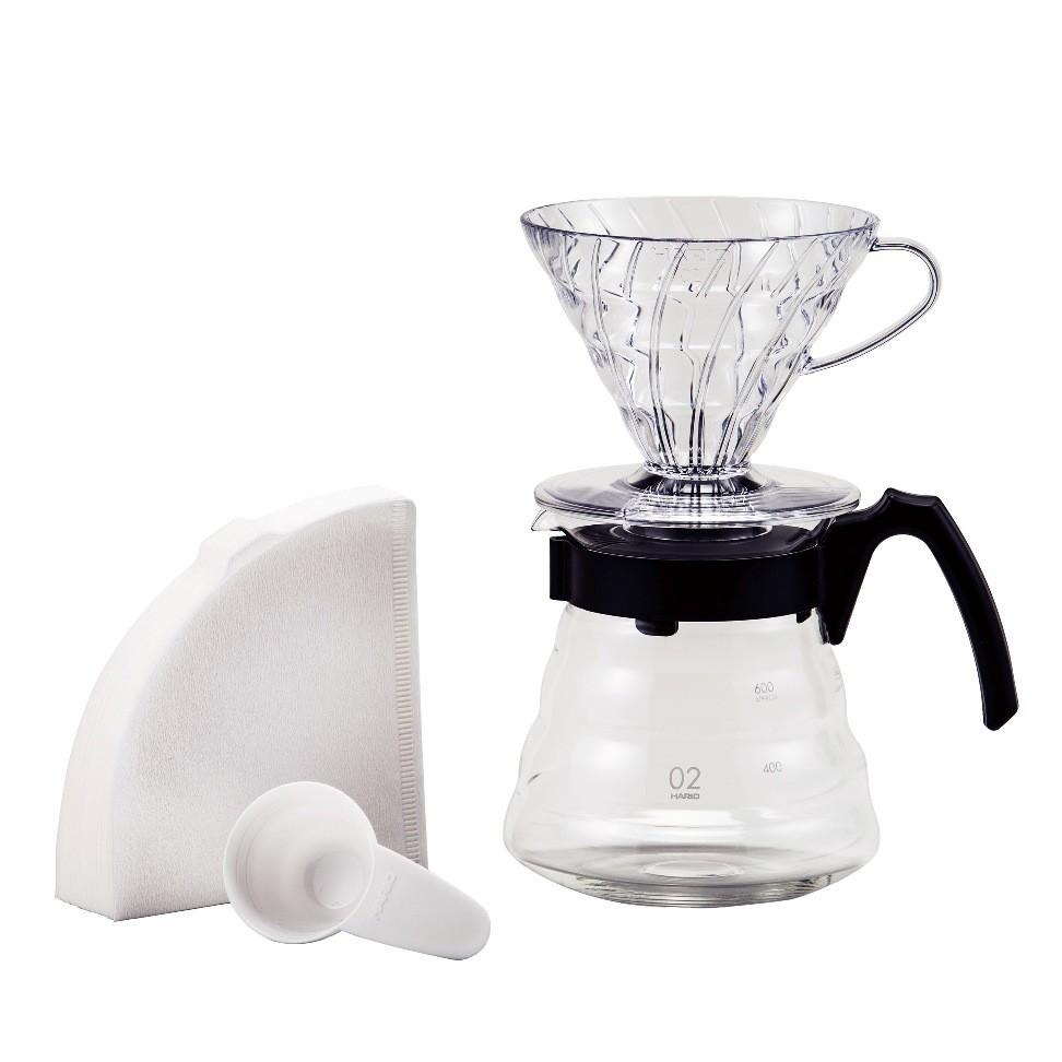 【沐湛咖啡】HARIO V60手沖咖啡壺組 VCND-02B限量 手沖套組 日本製 雲朵玻璃壺-細節圖3