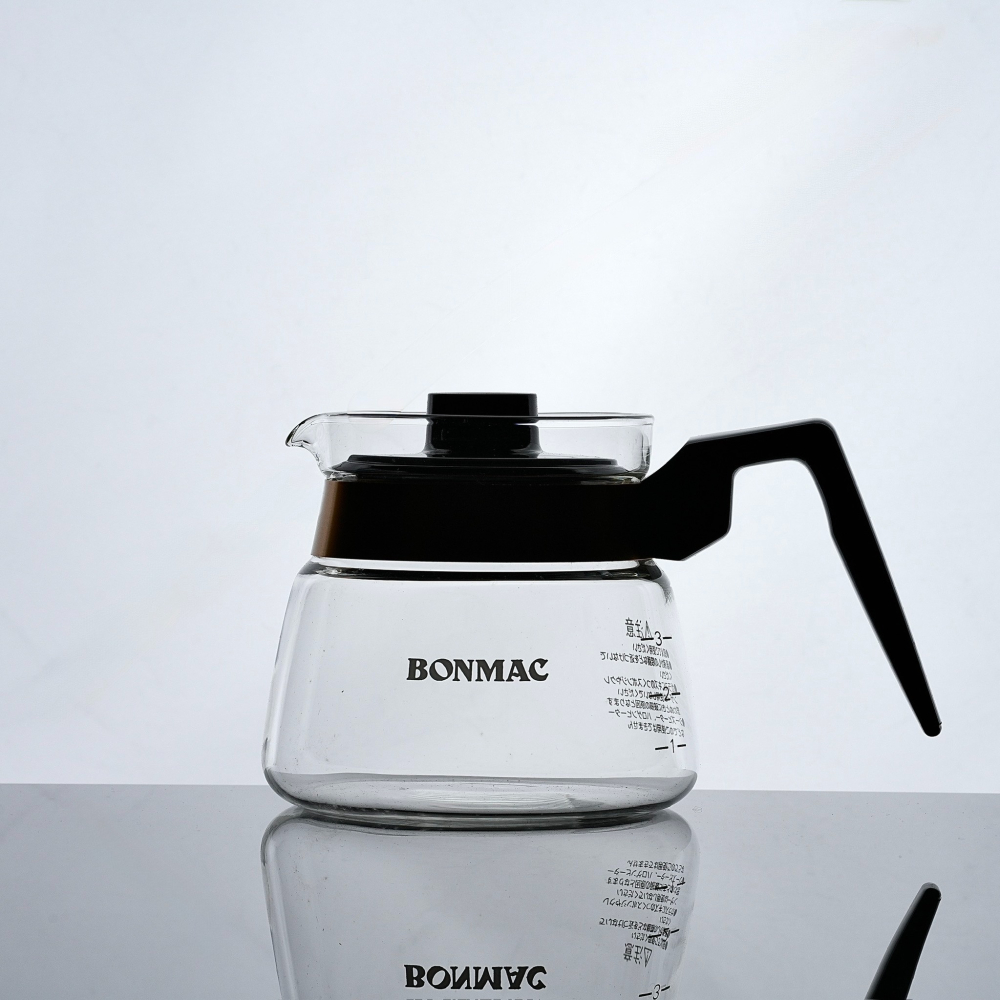 【沐湛咖啡】BONMAC CS-3 耐熱玻璃咖啡壺-500cc/0.5L (3杯用)日本製/手沖玻璃壺 花茶壺-細節圖4