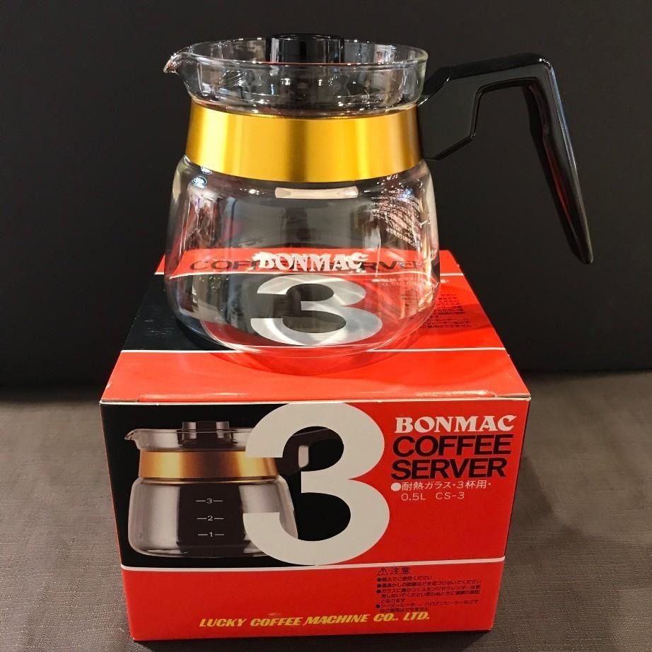 【沐湛咖啡】BONMAC CS-3 耐熱玻璃咖啡壺-500cc/0.5L (3杯用)日本製/手沖玻璃壺 花茶壺-細節圖4