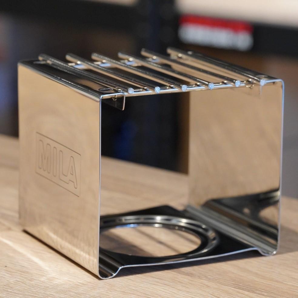 【沐湛咖啡】四方型不鏽鋼爐架/白鐵爐架 適用各式小瓦斯爐/登山爐 摩卡壺專用爐架 四方爐架-細節圖3