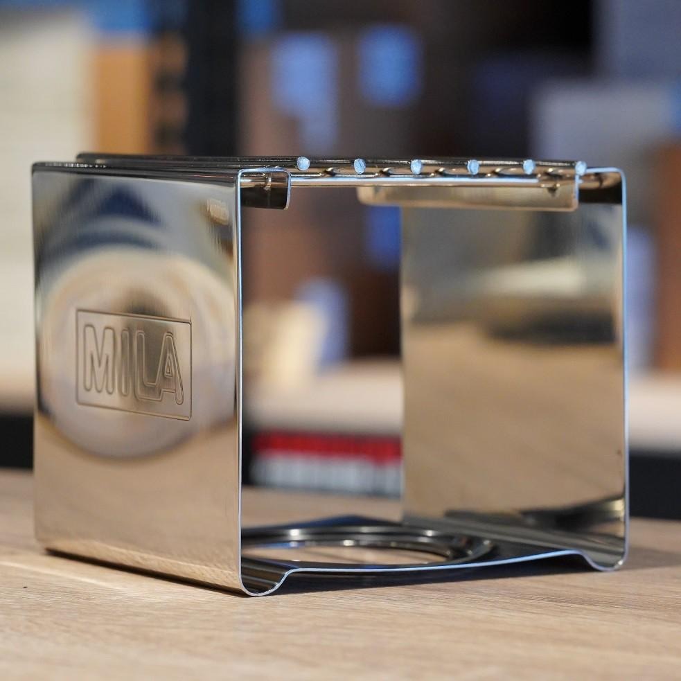 【沐湛咖啡】四方型不鏽鋼爐架/白鐵爐架 適用各式小瓦斯爐/登山爐 摩卡壺專用爐架 四方爐架-細節圖4