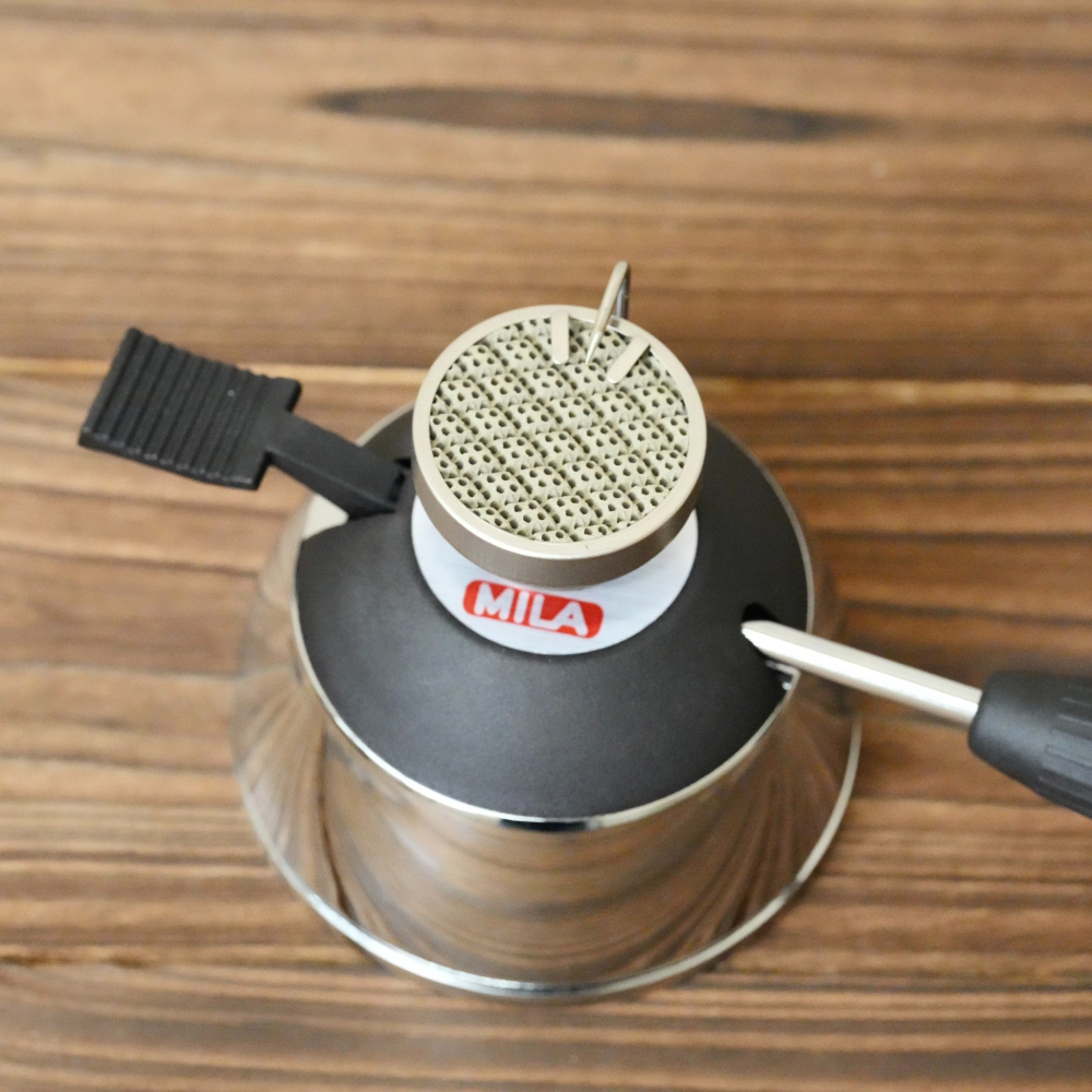 【沐湛咖啡】 保固 高效能 小瓦斯爐 陶瓷登山爐 迷你登山爐 可搭配打火機瓦斯 附防燙充氣座 控火精準 安全標章-細節圖2