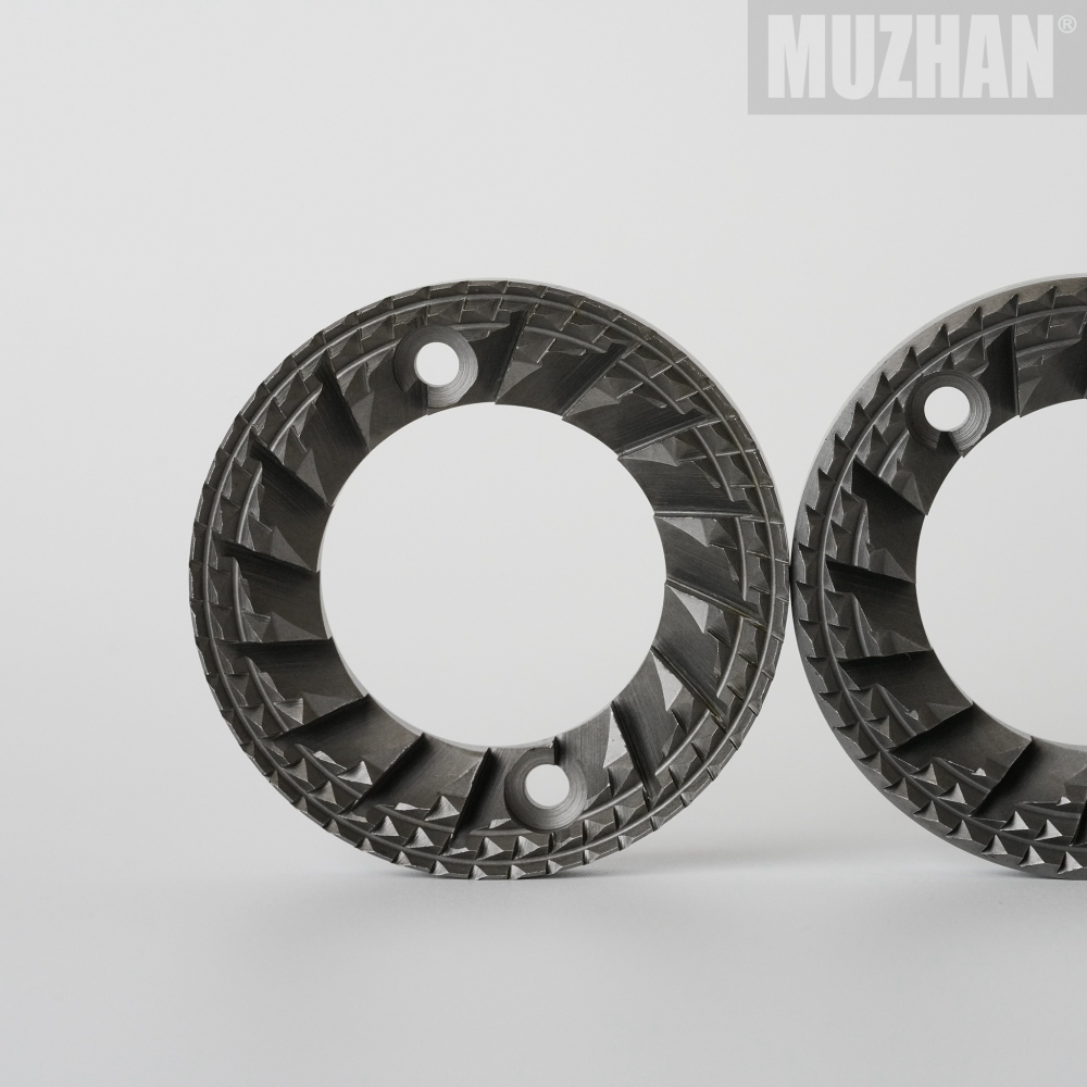 【沐湛咖啡】楊家 飛馬牌 小飛馬磨盤組-特殊鋼刀+CNC雕刻 610N鬼齒刀盤組 平刀升級  電動磨豆機用-細節圖4