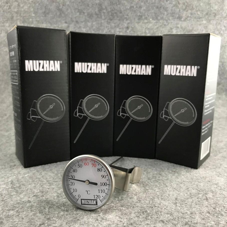 【沐湛咖啡】MZ全防水溫度計 大表面耐高溫 不銹鋼製造 螺牙固定 夾式溫度計-細節圖2