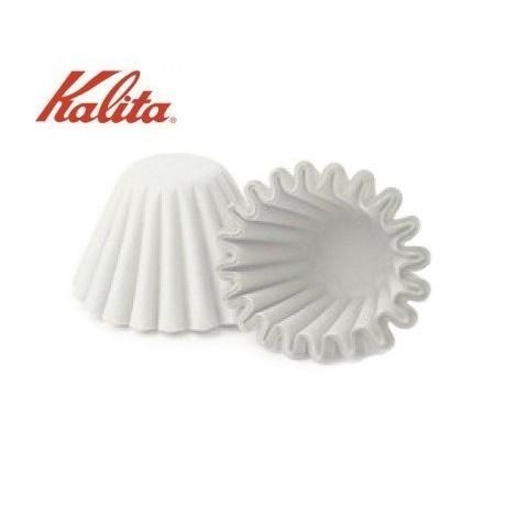【沐湛咖啡】Kalita 酸素漂白濾紙 155/185蛋糕濾杯專用100入/波浪濾紙/蛋糕濾紙 1-2人/2-4人-細節圖2