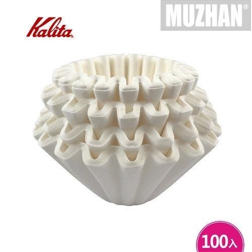 【沐湛咖啡】Kalita 酸素漂白濾紙 155/185蛋糕濾杯專用100入/波浪濾紙/蛋糕濾紙 1-2人/2-4人-細節圖3
