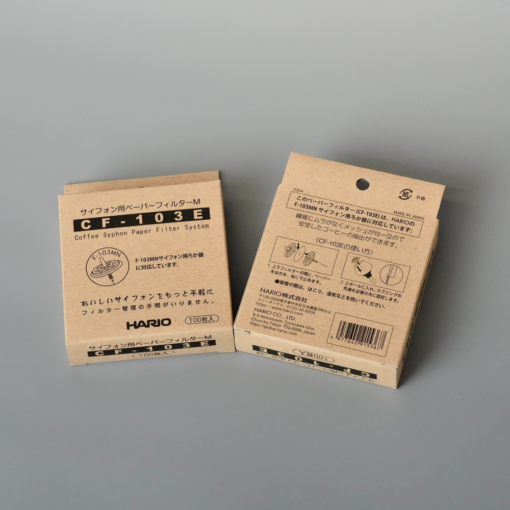 【沐湛咖啡】HARIO 日本原裝進口 CF-103E 虹吸壺 咖啡濾紙 F-103MN補充包-細節圖4