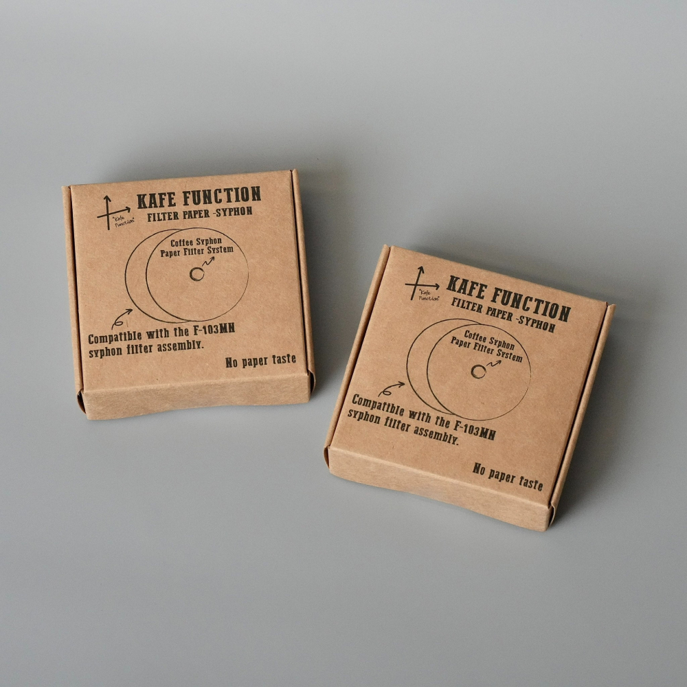 【沐湛咖啡】KAFE FUNCTION 虹吸專用濾紙 需搭配F-103MN濾器使用 漂白虹吸濾紙100入-細節圖3