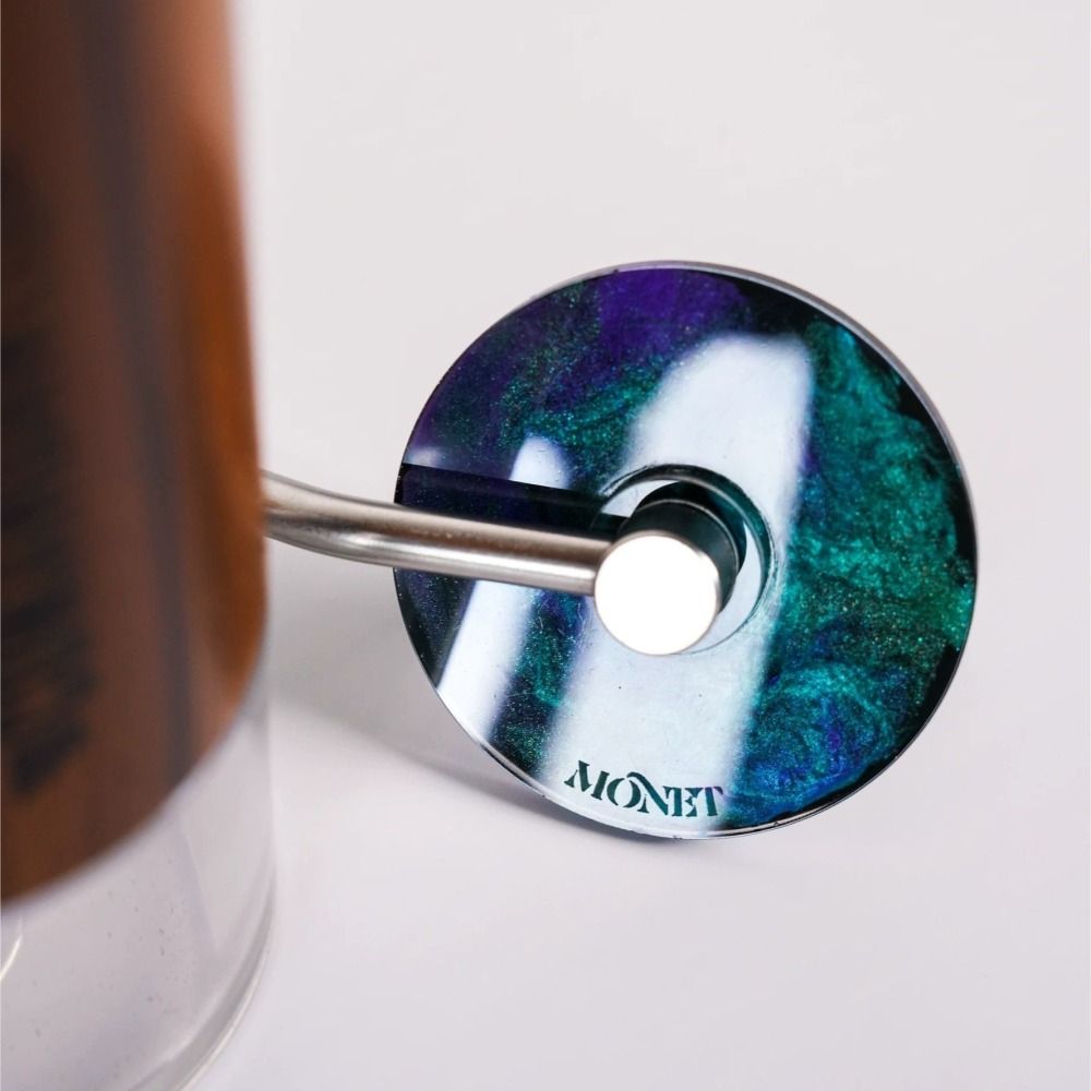 【沐湛咖啡】MONET 手工製作 C40磨豆機專用防跳豆蓋(流沙/彩色乾燥花)-細節圖9