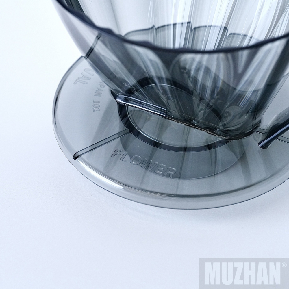 【沐湛咖啡】CAFEC 三洋OVAL 花瓣濾杯 Tritan梯形(黑/透明)01/02-細節圖3